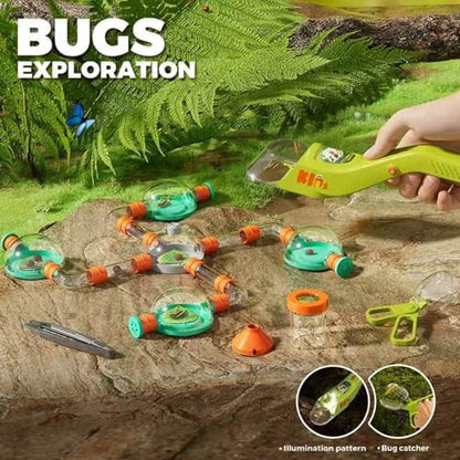 Bug Catcher for Kids – Bug Catching Kit with Modular Bugs Maze, Bug Terrarium for Kids, STEM Outdoor Science Toy & Bug Farm for Kids Ages 4–8