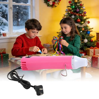 Heat Gun 300W, Handed Hot Air Gun for Crafting and DIY (Pink) - color: Pink