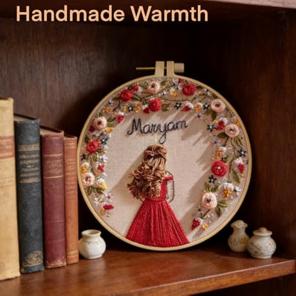 Wedding Photos Embroidery Starter Kit, Valentine's Day Gifts，DIY Needle Punch Kit, Punch Needle Kits for Beginners,Include Pre-Printed Fabric,Tools,Embroidery Hoop,Threads. (Wedding Photo No. 2) - color: Wedding Photo No. 2
