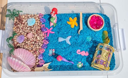 Mermaid Sensory Bin Kit for Kids - style: Mermaid Sensory Bin Kit