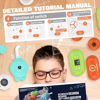 SMILESSKIDDO Science Kits Electronics STEM Kit 420+ Projects 35 Parts - style: 420+ Projects