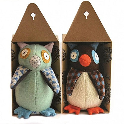 Cate & Levi - Stuffed Animal Making Kit - Unique Child Gift - Machine Washable (Owl), 84 months to 168 months - style: Owl