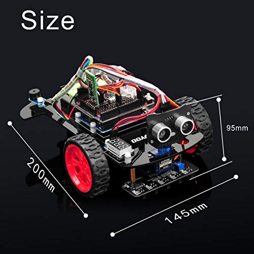 OSOYOO Smart Robot Car Kit for Arduino Adult Teen Robotic Assembly Starter - style: Model3 Robot car With battery