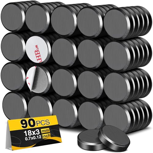 TRYMAG Magnets for Crafts 90pcs Science Education Magnets Magnetism Kits - size: 18x3mm-90Pcs