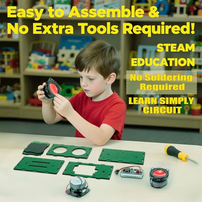 DIY Arylic Bluetooth Speaker Kit - STEM Toys for Ages 8-12 - color: Green