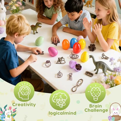 36 Pcs Brain Teaser Puzzles for Adults - Metal Puzzles 3D Puzzle Game Toys for Adults Teens - Wooden Unlock Interlocking Puzzle Adult IQ Education Smart Toys - style: 36 PC