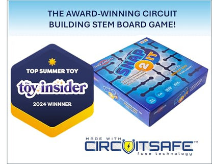 Snap 2 It® Board Game, Game of The Year Finalist, A Race to Light Up The Game, Will You Be First?, for Kids and Adults – Promotes Creativity and Problem Solving, STEM Toy
