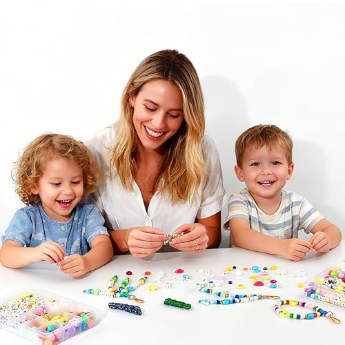 MYCUTEY 421Pcs DIY Bag Charms and Keychain Making Kit - color: Keychain kit-A