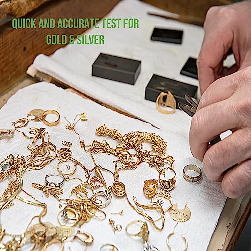 Gold Silver Jewelry Tester Appraisal Kit 10K 14K 18K 22K 24K Platinum Palladium Test Precious Metals 999 925 Scrap
