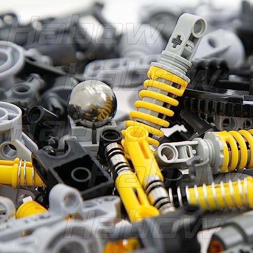 144-Piece Building Block Technic Engineering Kit - Professional Steering & Suspension System with Linear Actuators, Turntables & Engine Parts | Vehicle & Robotics MOC Building Set