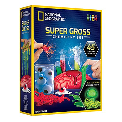 National Geographic Gross Science Kit with 45 Experiments for Kids 8-12 - style: 45 Gross Experiments