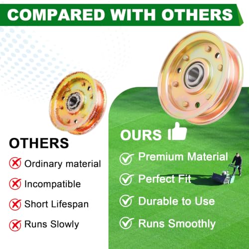 164090 Idler Pulley Fit for King Kutter RFM Series 4' 5' and 6' Finish Mowers - color: 164090