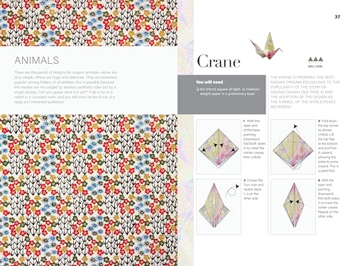 The Ultimate Origami Kit: Master the Art of Paper Folding - Includes: Instruction Book, 100 Pieces of Double Sided Origami Paper