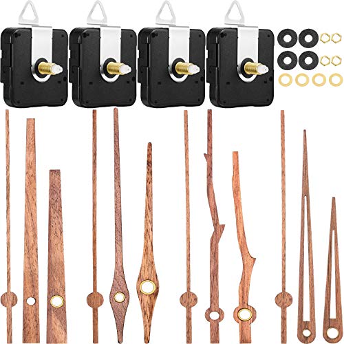 Mudder 4 Pcs Clock Mechanism Replacement Kit, Fit for 14 Inch Clock,20 mm - size: Fit for 14 Inch Clock,20 mm