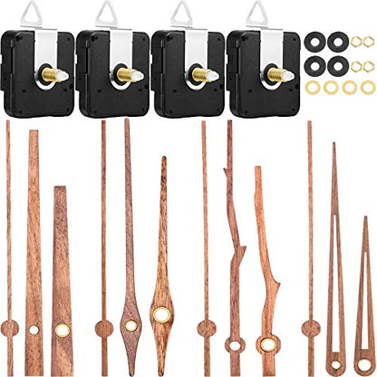 Mudder 4 Pcs Clock Mechanism Replacement Kit, Fit for 14 Inch Clock,20 mm - size: Fit for 14 Inch Clock,20 mm