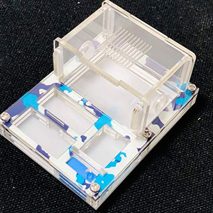ANT Mini DIY Acrylic Flat Farm Nest with Feeding Area House for Queen Laying Eggs Anthill with Moisturizing Zone (Winter) - color: winter