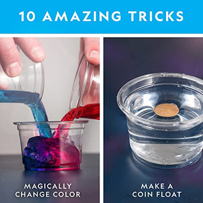NATIONAL GEOGRAPHIC Craft Kits for Kids - Crystal Growing Kit, Grow 6 Crystal Trees in Just 6 Hours, Educational & Magic Chemistry Set – Science Kit for Kids with 10 Amazing Magic Tricks, STEM