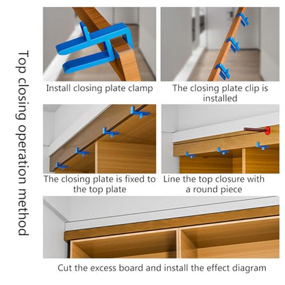 Woodworking & Carpentry Jigs Set Make Scribing Fillers Toe Kicking and Ceiling Scribe for Carpenter Cabinet Installation, 75mm, 4 pack