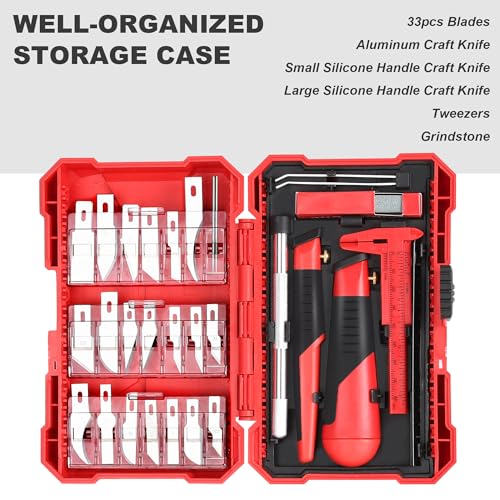 FASTPRO 40-Piece Exacto Knife, Precision Hobby Knife Kit for Art Crafts