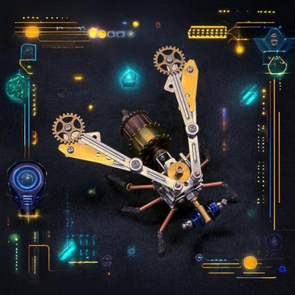 3D Metal Model Kits Insect Bug Mechanical Steampunk Science Kit Metal Building DIY Projects Arts and Crafts Hobby Kits Gift Ideas for Birthday & Christmas (Mechanical Insect) - style: Mechanical Insect