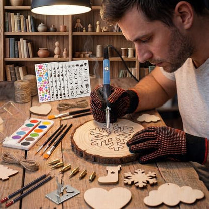 ACRSIKR Gifts for Adults, Wood Burning Kit Craft Gifts Ideas for Adults - color: Brown