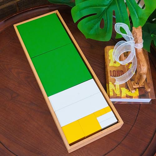Premium Montessori Math Material Series Kit 2: Complete Advanced Curriculum Set 31 lbs ,12 Professional Manipulatives for Fractions, Decimals & Powers, Ages 6-9, Homeschool Classroom for Kids Toddlers - color: Math Series Kit 2