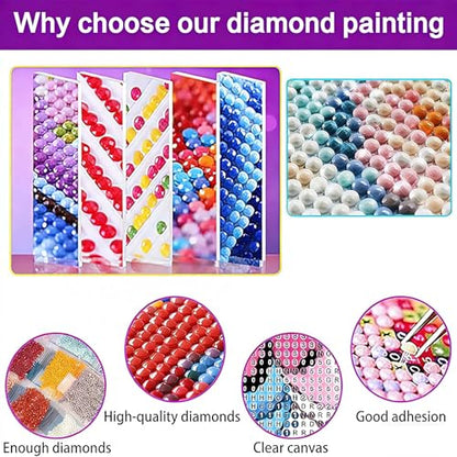 Diamond Art Kits for Adults, Christian Coffee Diamond Art Painting Kits - color: Coffee, size: 11.8x15.7 in(30x40 cm)