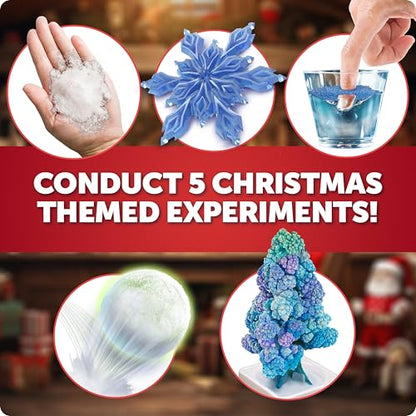 Blue Marble Santa's Christmas Science Workshop Kit for Kids Ages 8+ - style: Science Experiment Workshop
