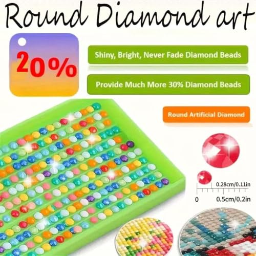 Dragon Diamond Art Kits for Adults,Full Drill Diamond Painting Kit 12x12in - color: YP119