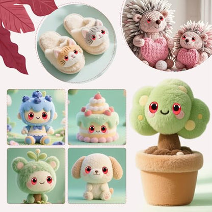 TOAOB 28pcs Oval Safety Eyes with Washers 13 x 18mm Stuffed Animals Craft Plastic Pink Red Doll Eyes for DIY Amigurumis Crochet Puppet Making - color: Pink