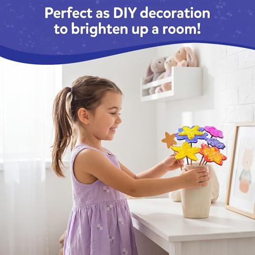 Skillmatics Poke-in Art – Flower Bouquet, Wood Craft Kit, Gift for Kids - style: 2. Flower Bouquet