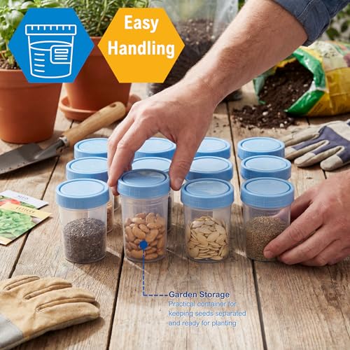 MED PRIDE Sterile Disposable Specimen Cups with Leakproof Lids,10-Pack
