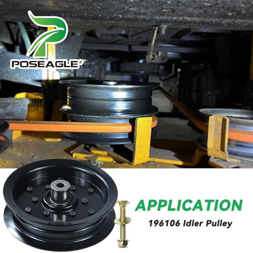 532196106 532197379 Idler Pulley for Husqvarna 54" Z254f RZ5424 - size: 1x196106