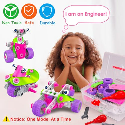 Tsomtto Educational STEM Toys for 4 5 6 7 8+ Year Old Girl Birthday Gifts
