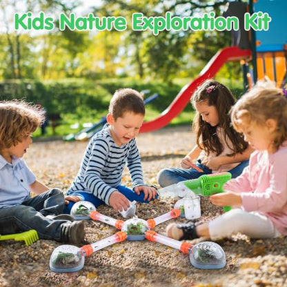 PLAY Bug Catcher Kit for Kids, Bugs Toys for Kids 3-5, Bug Vacuum Catching Kit, Critter Keeper Habitat, Insect Collection Terrarium, Summer Outside Toys for Toddlers 1-3 4 5 6 7 8+ Boys Gift