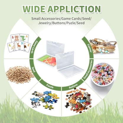Boczif 26 Slot Seed storage Organizer Box Hold 80 to 100 seed packets - size: 26 slots