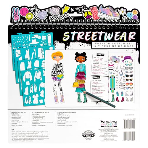Fashion Angels Streetwear Design Portfolio - color: Streetwear Design