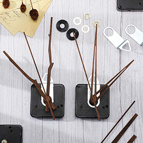 Mudder 4 Pcs Clock Mechanism Replacement Kit, Fit for 12 Inch Clock,20 mm - size: Fit for 12 Inch Clock,20 mm