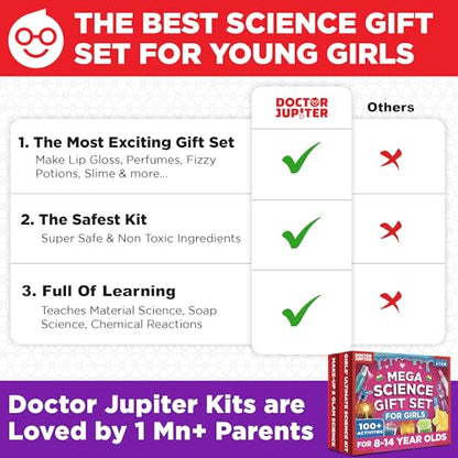 Doctor Jupiter Mega Science Gift Set for Kids Ages 8+ - style: Mega Science Gift Set for Girls: 8+