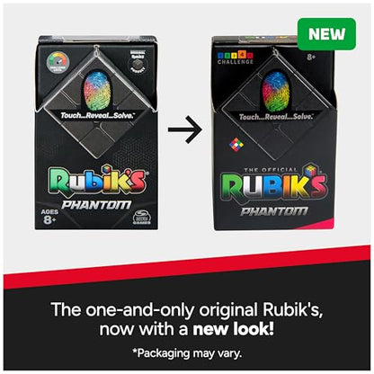 Rubik's Cube Phantom Heat-Activated Puzzle Cube & Brain Teaser Fidget Toy - style: Phantom 3x3