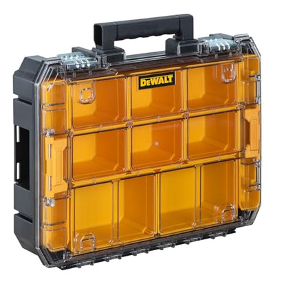 DEWALT TSTAK Tool Organizer,Small Parts and Screw Organizer Tool Box with Removable Compartments,(DWST17805),(Pack of 4) - size: 17.25" L x 13.25" W x 4.62" H (Pack of 4)