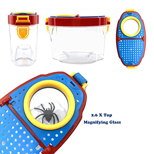 Bug Catcher Kit, Kids Bug Collection Kit, Outdoor Nature Explorer Kit with Tweezers, Magnifying Glass, Science Educational Kit, Bug Observation Container for Boys and Girls