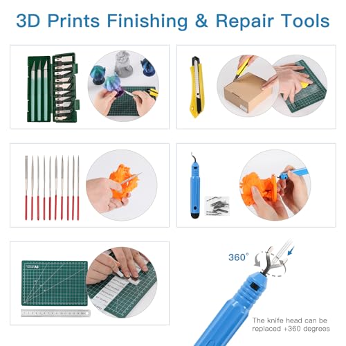 Sovol 3D Printer Tools Kit, 78PCS 3D Printer Accessories for Deburring - style: 78 Pcs