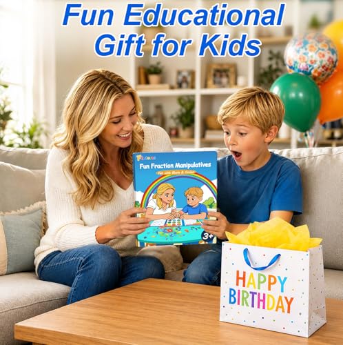 Magnetic Fraction Educational Puzzle & Homeschooling Math Manipulatives
