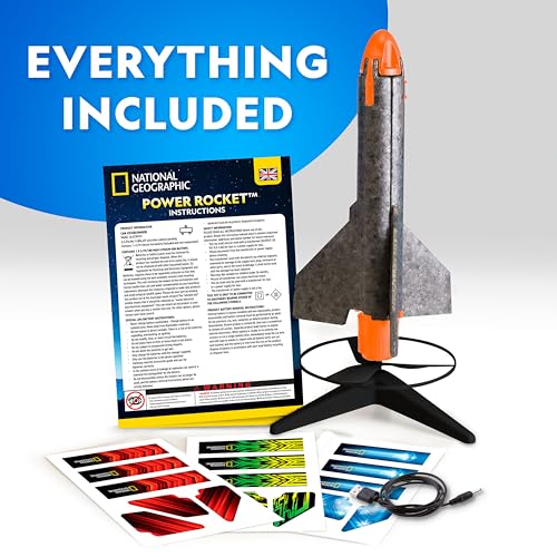 National Geographic Motorized Rocket Launcher for Kids Ages 8-12 - style: Motorized Air Rocket