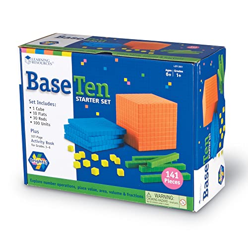 Learning Resources Brights! Base 10 Starter Set - style: Brights! Starter Set