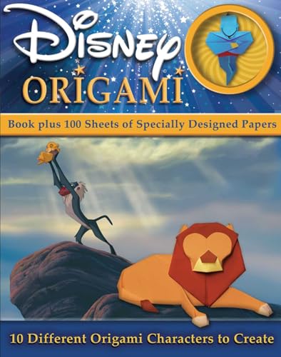 Disney Origami - Craft Gift for Disney Fans - Origami Kit for Teens and Adults, 100 Origami Sheets, Officially Licensed (Origami Books)