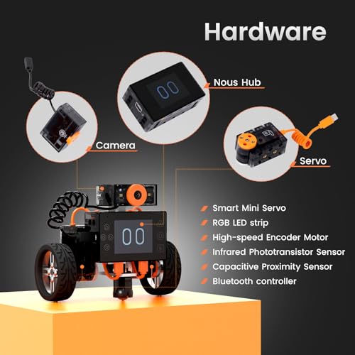 Nous AI Robot for Kids 12+, Scratch & Python Coding STEM Kit