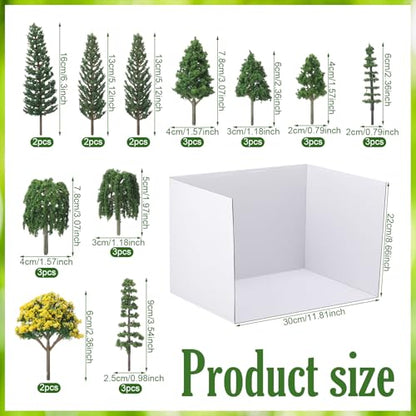 MiniInflat 34 Pcs Diorama Supplies Kit Scenery Project Set