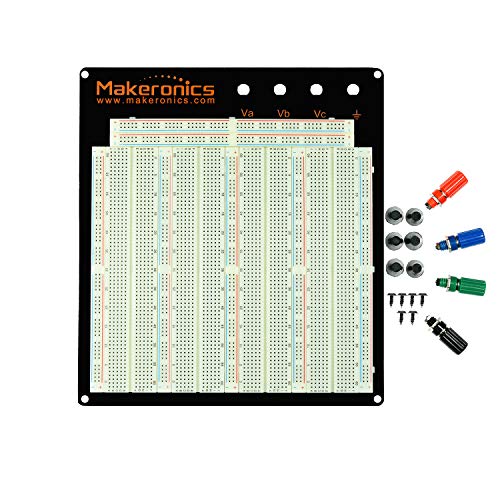 Makeronics 3220 Solderless Breadboard Kit 560 U-Shape 65 PCS Jumper Wire